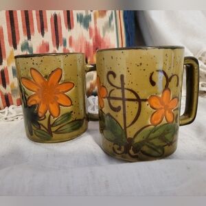 Vintage Coffee Mugs, Tea Cups, 1970s